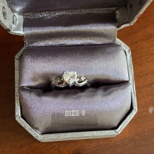 Pretty, Elegant Stainless Steal Heart Ring